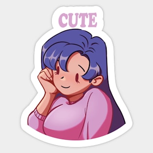 Cute girl design Sticker